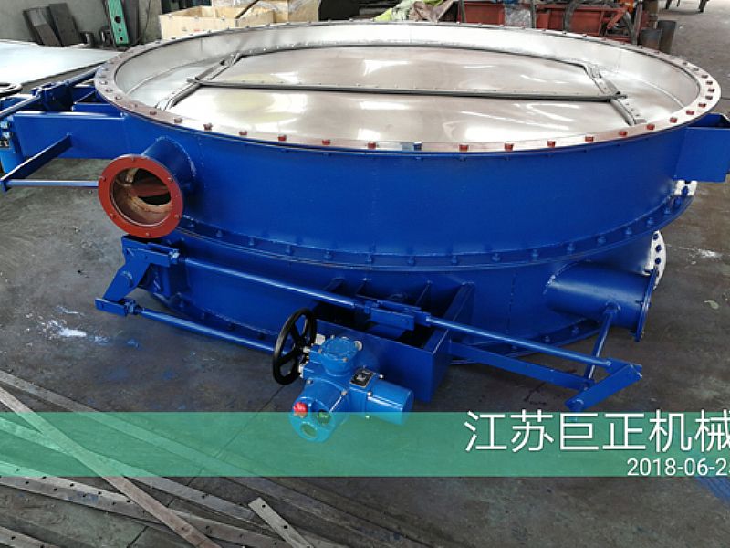 圓形擋板門（直徑280cm）制作完工了，待包裝入庫